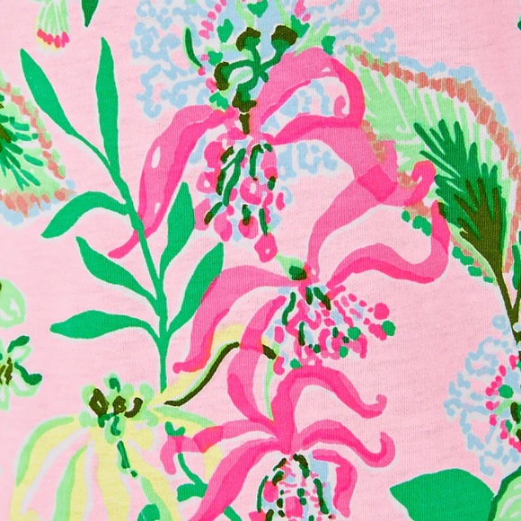 Lilly Pulitzer Hallie Short Sleeve Via Amore Spritzer Dress - Picture 2 of 6